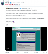 tpwallet钱包官网下载最新版本|被Solana创始人推特置顶，新代币标准Tiny SPL是什么